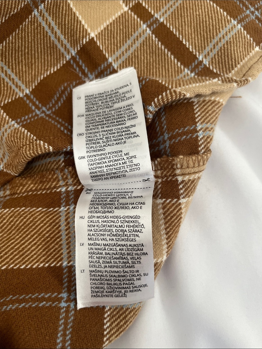 Brixton Brown, Cream & Tan Plaid Button-Down Shirt - Picture 10 of 14